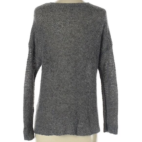 Eileen Fisher Open Knit Dolman Alpaca Wool Sweater - Picture 3 of 6